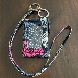 Vera Bradley ID and Lanyard Combo